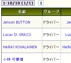 データ抽出操作結果